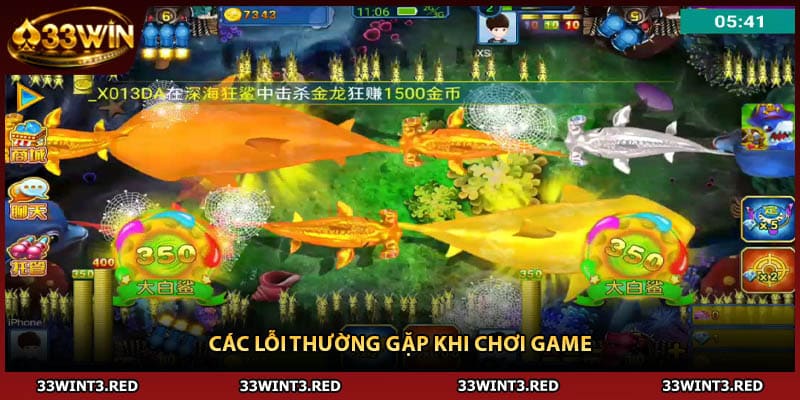Bắn Cá Thần Tài – Hướng Dẫn Chơi Và Mẹo Săn Thưởng Hiệu Quả 3 Các lỗi thường gặp khi chơi game