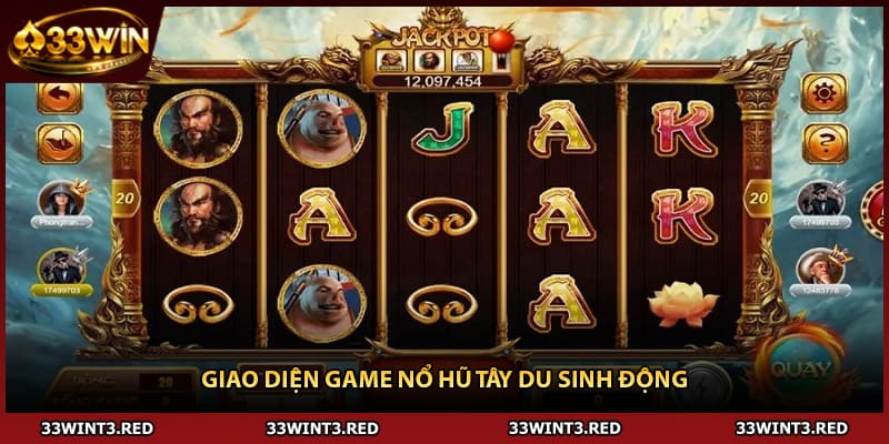Nổ Hũ Tây Du – Hành Trình Thỉnh Kinh Săn Thưởng Cực Khủng 1 Giao diện game nổ hũ Tây Du sinh động