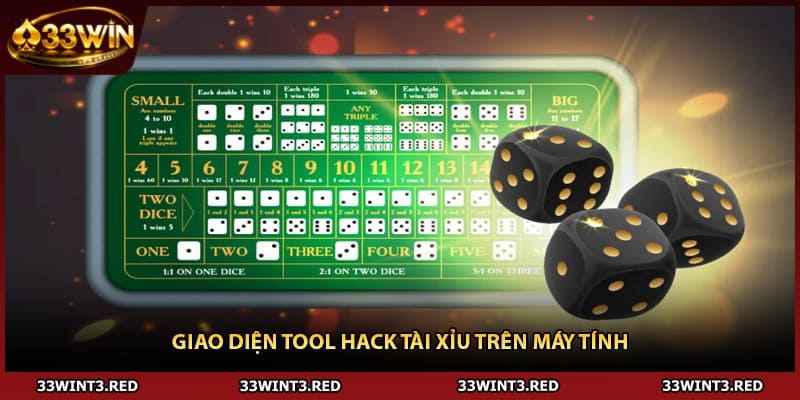 Tool Hack Tài Xỉu - Bí Quyết Cược Thông Minh 2026 1 Giao diện tool hack tài xỉu trên máy tính